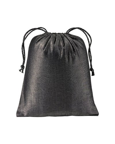 Sacchetto regalo in cotone organico Nero