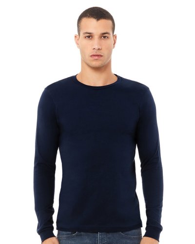 T-shirt Unisex Maniche Lunghe Jersey Navy