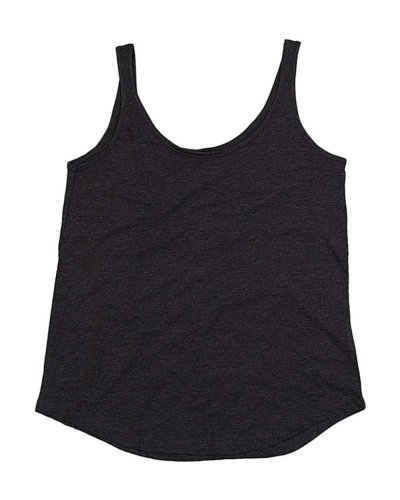 Women's Loose Fit Vest Charcoal Grey Melange