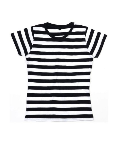 Women's Stripy T Black/White