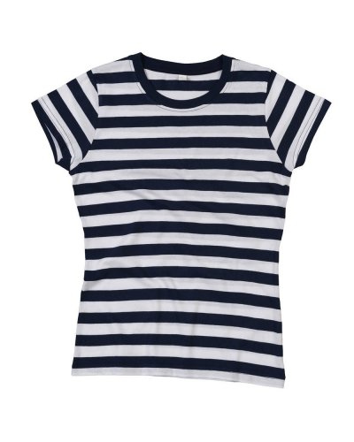 Women's Stripy T Navy/White