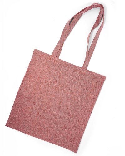 Shopper cotone riciclato personalizzate con manici lunghi 67 cm