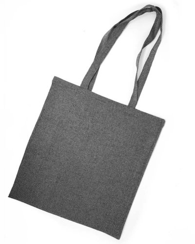 Shopper cotone riciclato personalizzate con manici lunghi 67 cm
