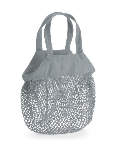 Mini Sacchetto della spesa Organic Cotton Mesh  Pure grey