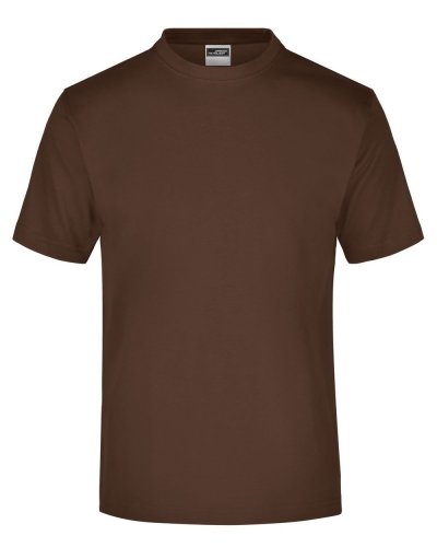 T-shirt Round-T-Medium Brown