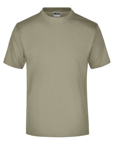 T-shirt Round-T-Medium Khaki