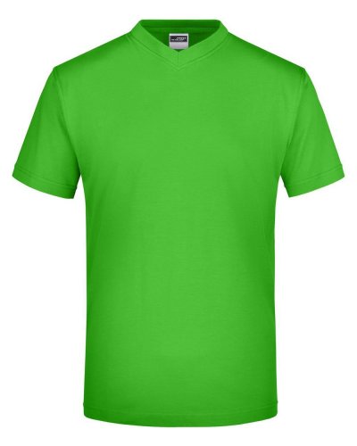 T-shirt V-T Medium Lime Green