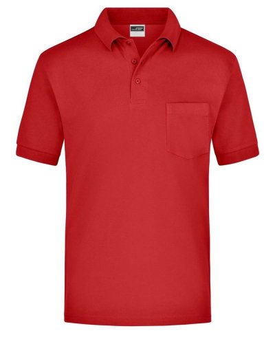 Polo Piqué Pocket Red
