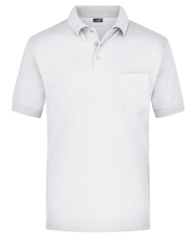 Polo Piqué Pocket White