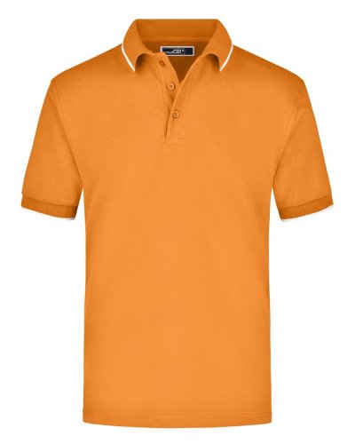 Polo Tipping Orange/White