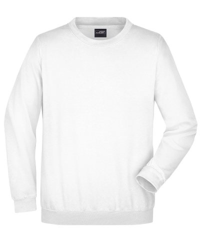 Round Sweat Heavy Junior White