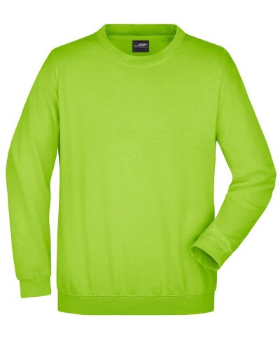 Round Sweat Heavy Junior Lime Green