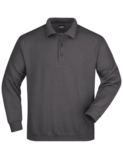 Polo Sweat Heavy Carbon