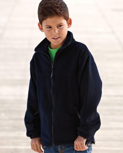 Pile bambino zip intera Fleece James & Nicholson