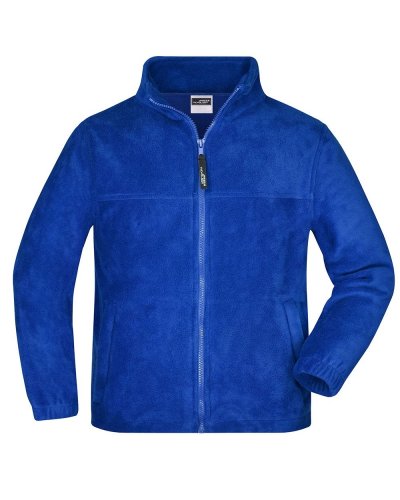 Pile bambino zip intera Fleece James & Nicholson Royal