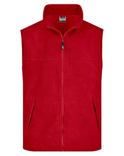 Fleece Vest Red