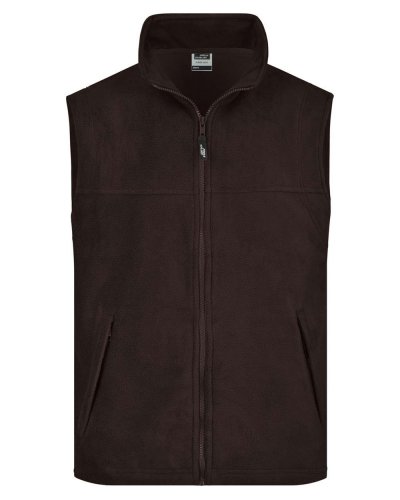 Fleece Vest Brown