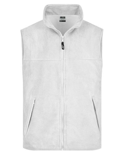 Fleece Vest White