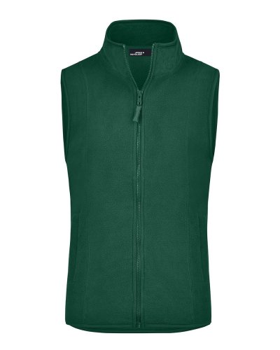 Girly Microfleece Vest Dark Green