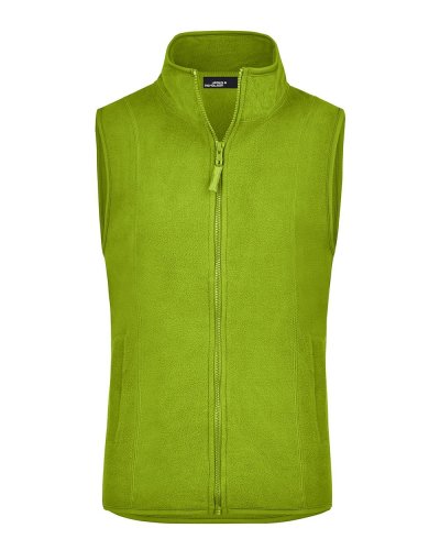 Girly Microfleece Vest Lime Green