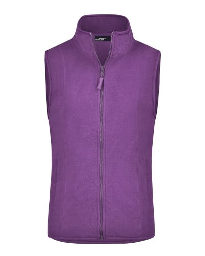 Girly Microfleece Vest Purple