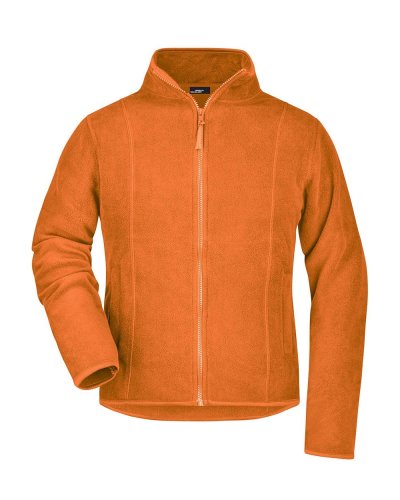 Pile donna zip intera Microfleece James & Nicholson Orange