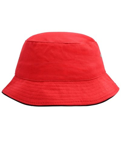 Fisherman Piping Hat Red/black