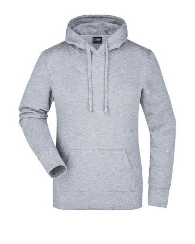 Ladies' Hooded Sweat Grey Heather