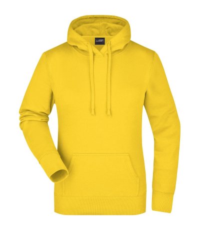 Ladies' Hooded Sweat Sun-yellow