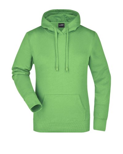 Ladies' Hooded Sweat Lime Green