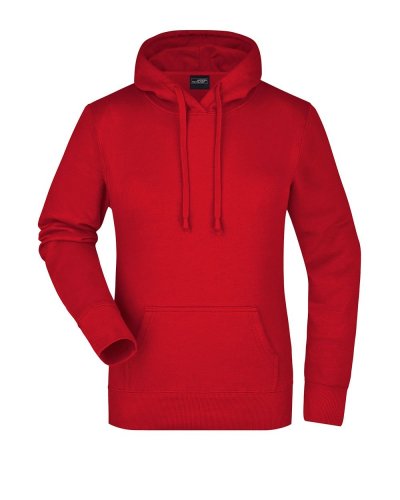Ladies' Hooded Sweat Red