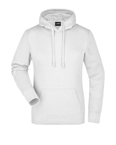 Ladies' Hooded Sweat White