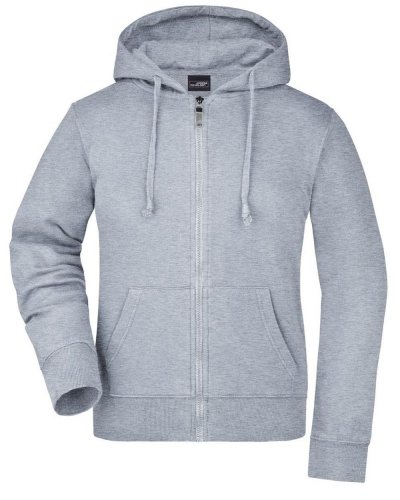 Ladies' Hooded Jacket Grey Heather