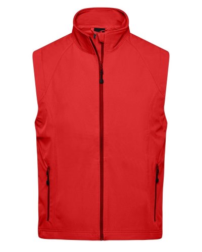 Men's  Softshell Vest Red