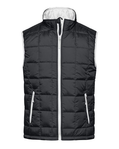 Gilet imbottito uomo padded light Black/Silver