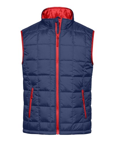 Gilet imbottito uomo padded light NavyRed