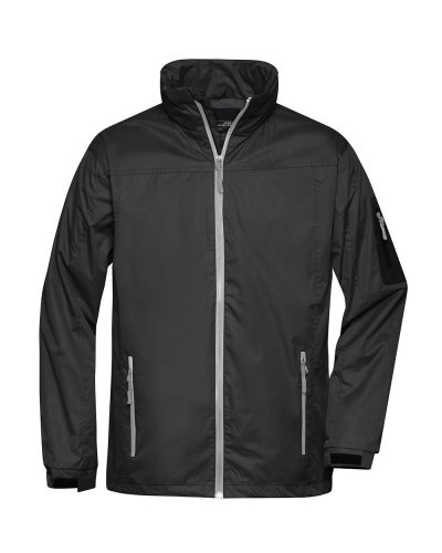 Men's Windbreaker Black/Silver