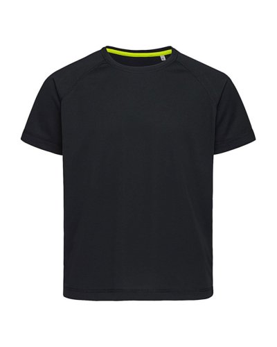 T-shirt Kids Active 140 Raglan Black Opal