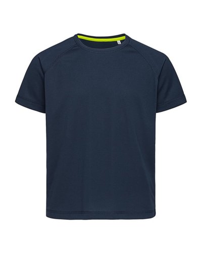 T-shirt Kids Active 140 Raglan Marina Blue