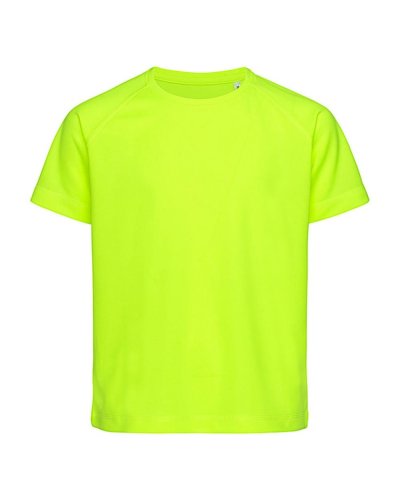 T-shirt Kids Active 140 Raglan Cyber Yellow