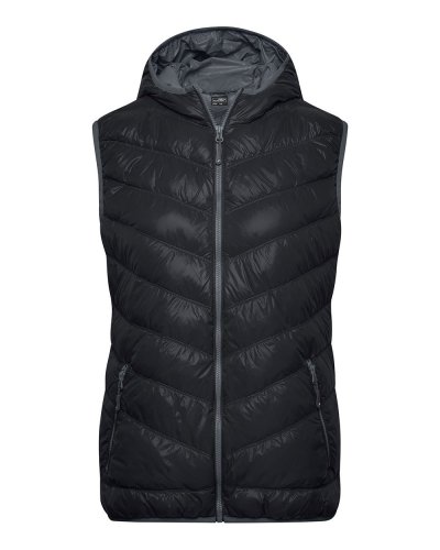 Piumino smanicato donna James & Nicholson Black/Grey