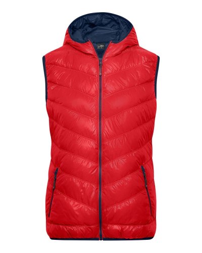 Piumino smanicato donna James & Nicholson Red/Navy