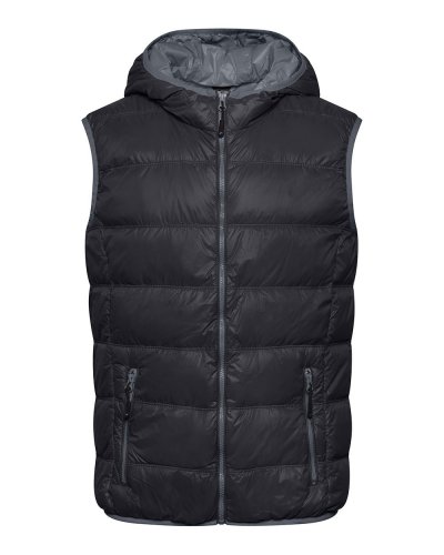 Piumino smanicato uomo James & Nicholson Black/Grey
