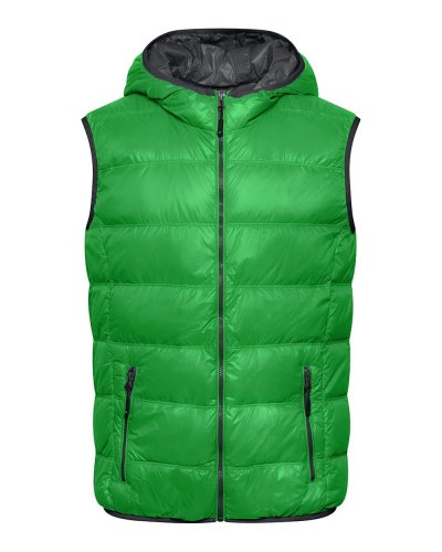 Piumino smanicato uomo James & Nicholson Green / Carbon