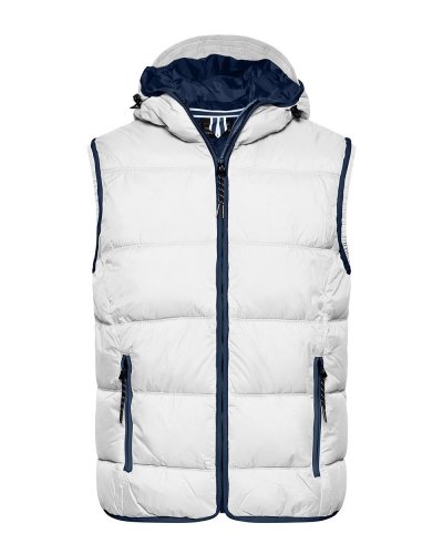 Men's Maritime Vest White/Navy