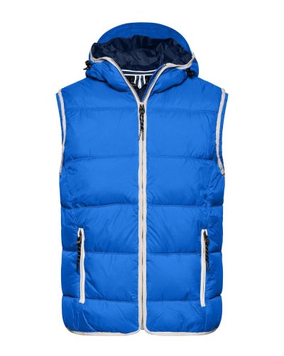 Men's Maritime Vest Nautic Blue/White