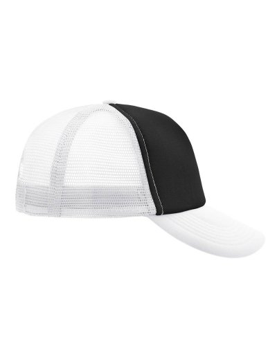 Cappellino a 5 pannelli Mesh Cap Black/White