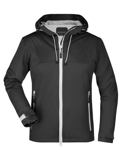 Ladies' Outdoor Jacket Black/Silver