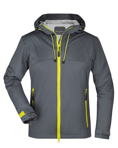 Ladies' Outdoor Jacket Iron-grey/yellow