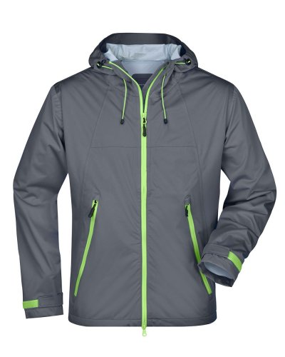 Men's Outdoor Jacket Iron-grey/green